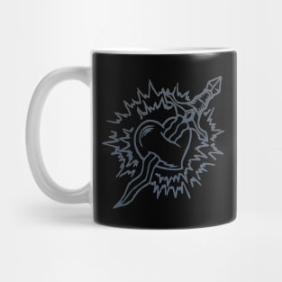 Heart and Dagger Mug